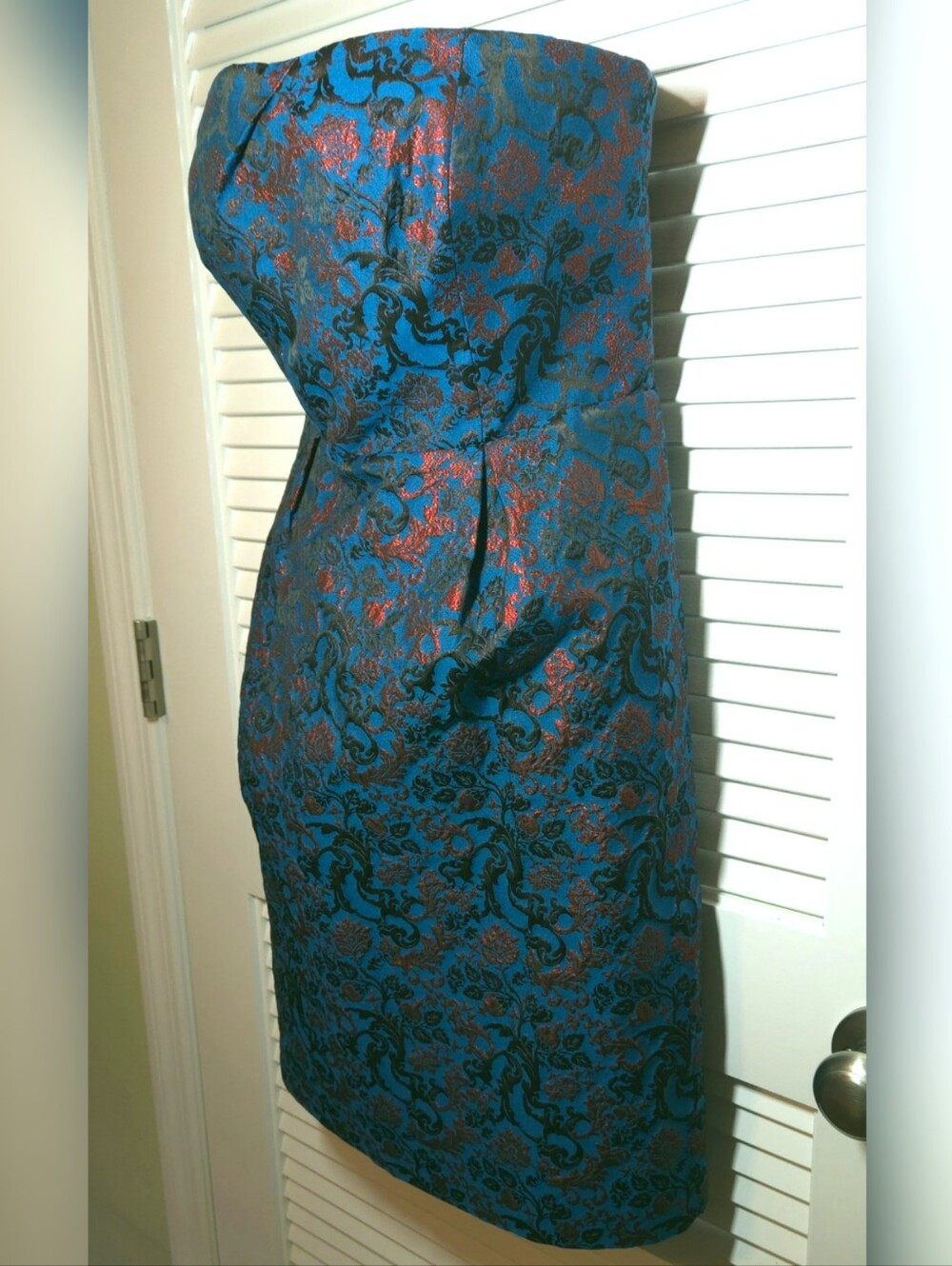 Anthropologie Sz 6 Leifnotes has Pockets Strapless/ Removable Straps Dress